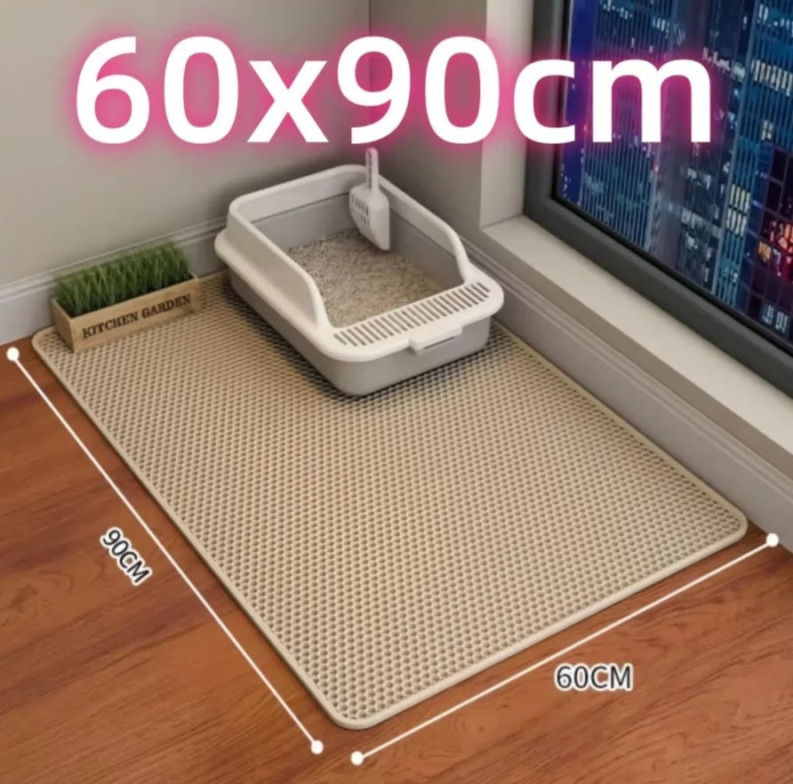 Extra Large Cat Litter Mat Double Layer Waterproof