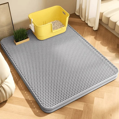 Extra Large Cat Litter Mat Double Layer Waterproof