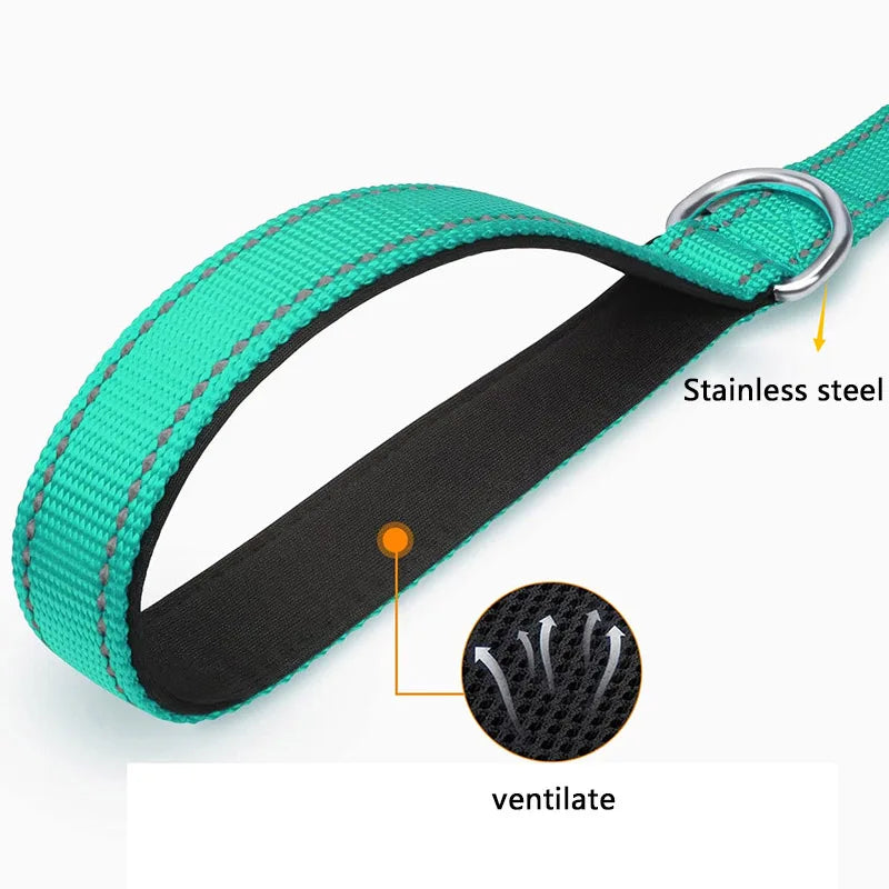 Reflective Pet Harness Collar and Lead Set