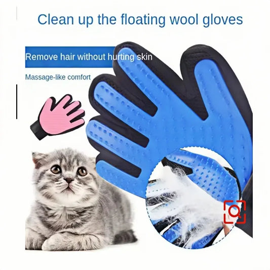 Silicone Pet Grooming Glove Brush For Dogs And Cats