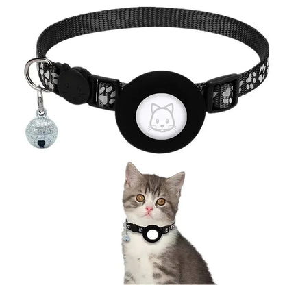 Cat Collar Compatible with Apple Airtag with Bell