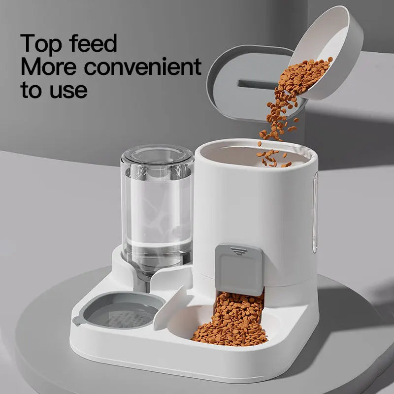 Automatic Cat Feeder And Water Dispenser – Large Capacity