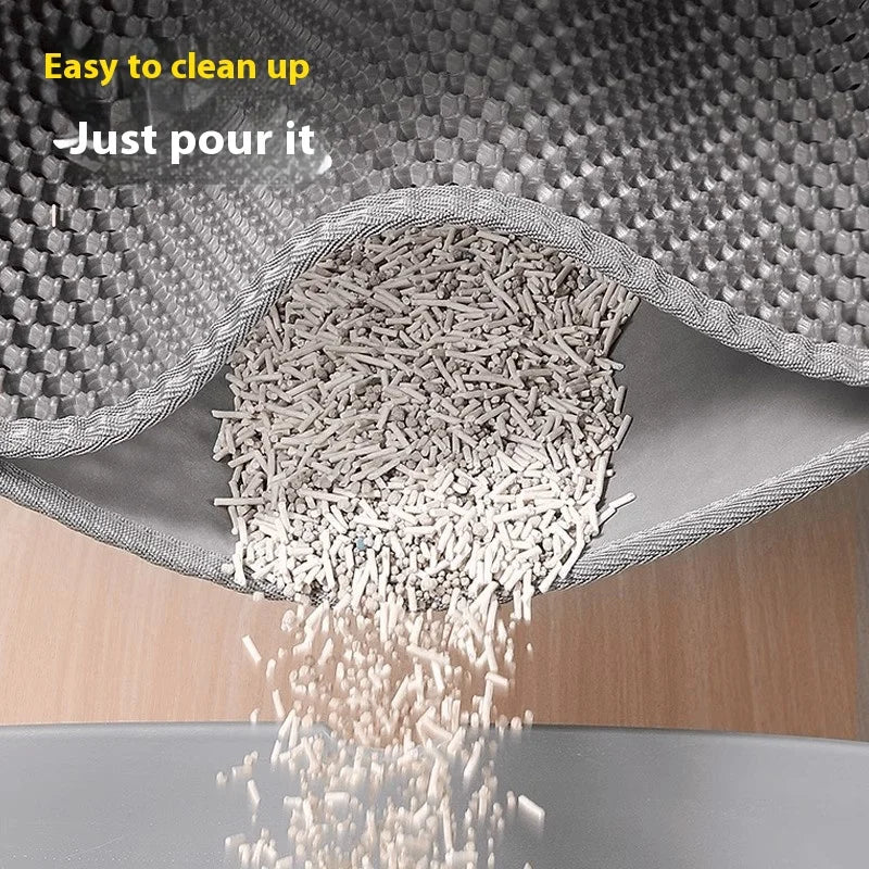 Extra Large Cat Litter Mat Double Layer Waterproof