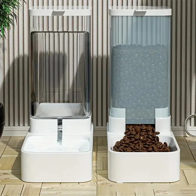 Automatic Pet Feeder and Water Dispenser Set 3.8L