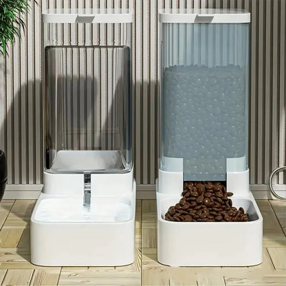 Automatic Pet Feeder and Water Dispenser Set 3.8L