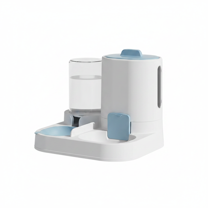 Blue feeder