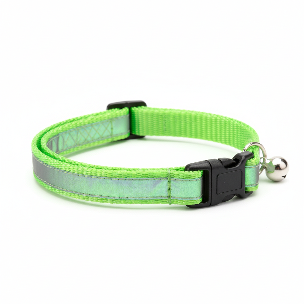 Green Cat Safety Collar