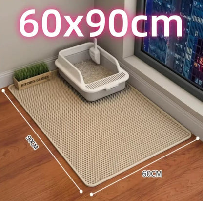Extra Large Cat Litter Mat Double Layer Waterproof
