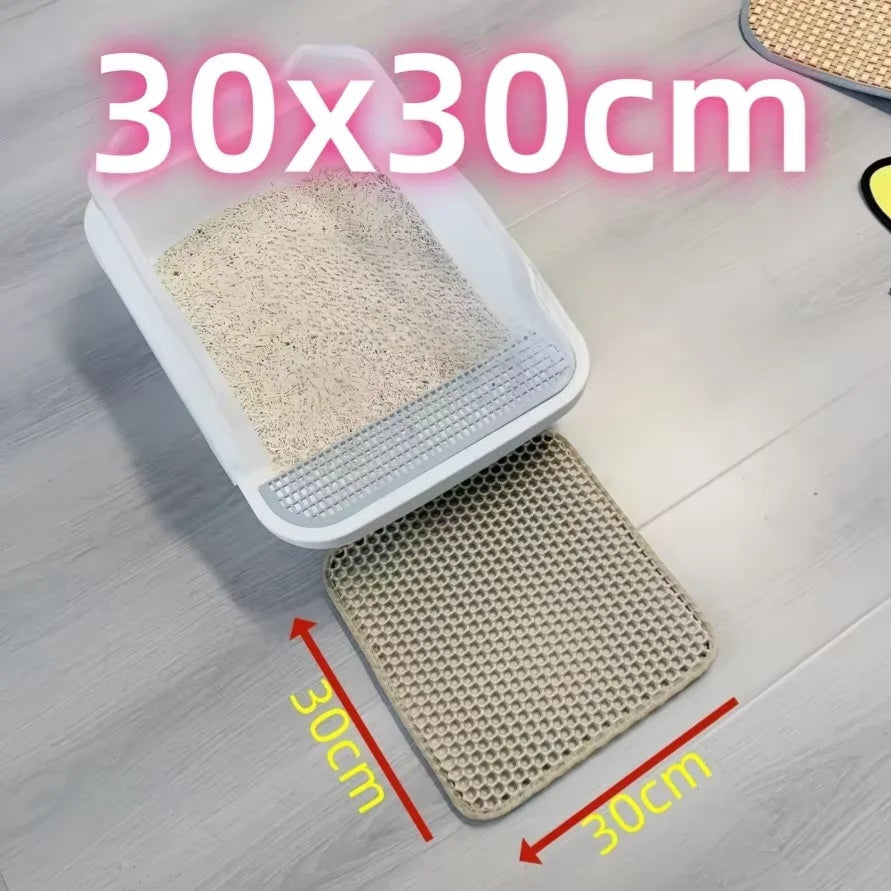 Extra Large Cat Litter Mat Double Layer Waterproof