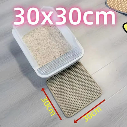 Extra Large Cat Litter Mat Double Layer Waterproof