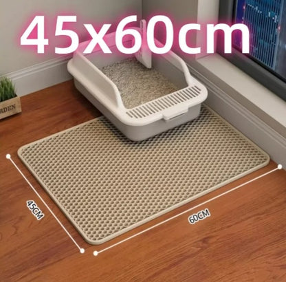 Extra Large Cat Litter Mat Double Layer Waterproof