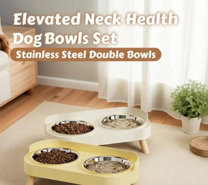 Elevated Double Dog Bowl Feeder
