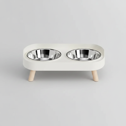 White bowl feeder